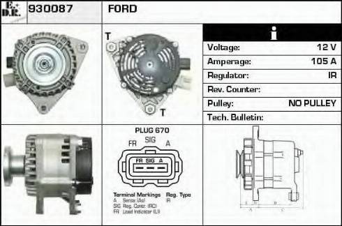 EDR 930087 - Alternatore autozon.pro