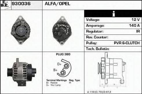 EDR 930036 - Alternatore autozon.pro