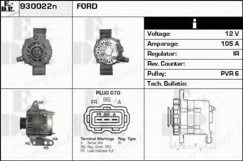 EDR 930022N - Alternatore autozon.pro