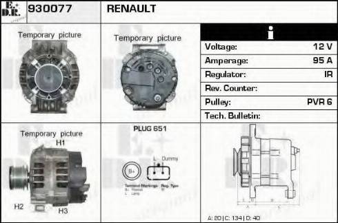 EDR 930077 - Alternatore autozon.pro