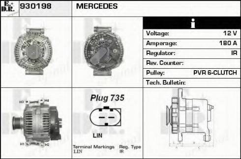 EDR 930198 - Alternatore autozon.pro