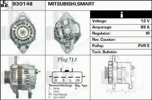 EDR 930148 - Alternatore autozon.pro