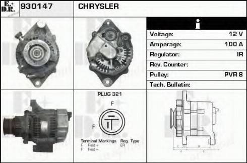 EDR 930147 - Alternatore autozon.pro