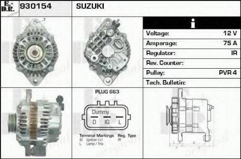 EDR 930154 - Alternatore autozon.pro