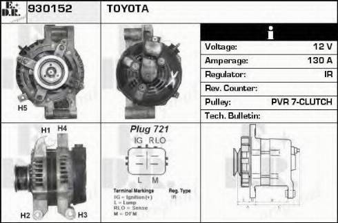 EDR 930152 - Alternatore autozon.pro