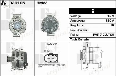 EDR 930165 - Alternatore autozon.pro