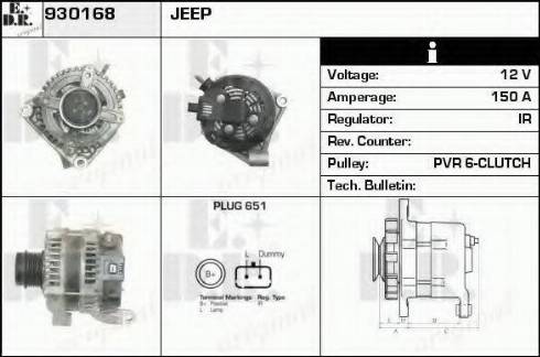 EDR 930168 - Alternatore autozon.pro