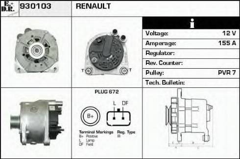 EDR 930103 - Alternatore autozon.pro