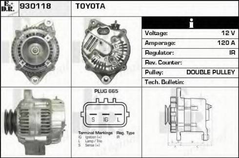 EDR 930118 - Alternatore autozon.pro