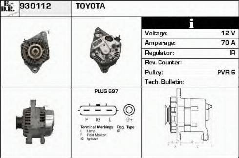 EDR 930112 - Alternatore autozon.pro