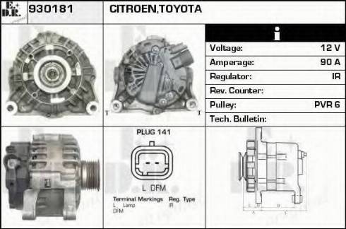 EDR 930181 - Alternatore autozon.pro