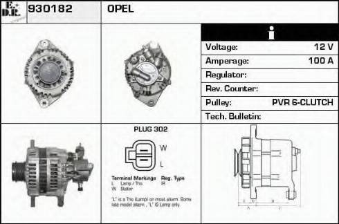 EDR 930182 - Alternatore autozon.pro