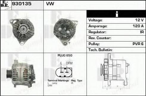 EDR 930135 - Alternatore autozon.pro