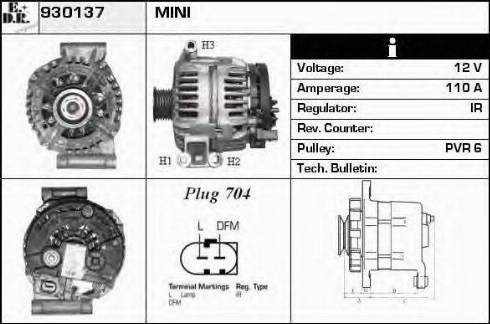 EDR 930137 - Alternatore autozon.pro