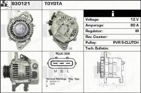 EDR 930121 - Alternatore autozon.pro