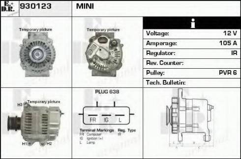 EDR 930123 - Alternatore autozon.pro