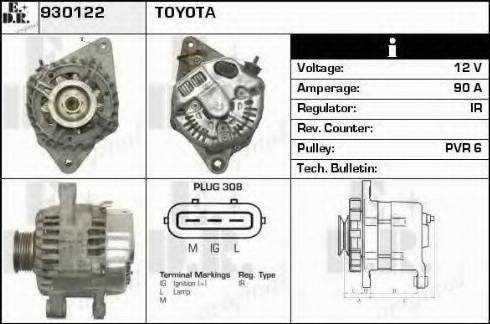 EDR 930122 - Alternatore autozon.pro