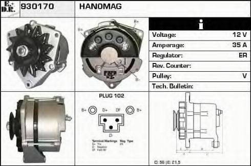 EDR 930170 - Alternatore autozon.pro