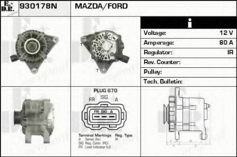 EDR 930178N - Alternatore autozon.pro