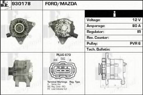 EDR 930178 - Alternatore autozon.pro