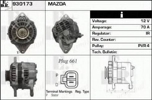 EDR 930173 - Alternatore autozon.pro