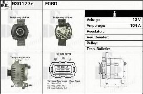 EDR 930177N - Alternatore autozon.pro