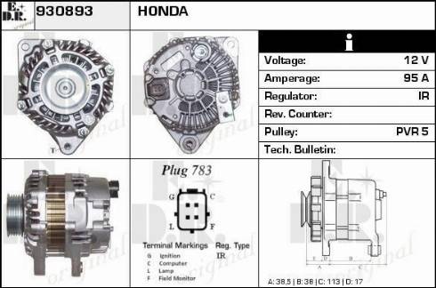 EDR 930893 - Alternatore autozon.pro