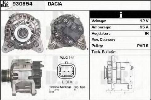 EDR 930854 - Alternatore autozon.pro