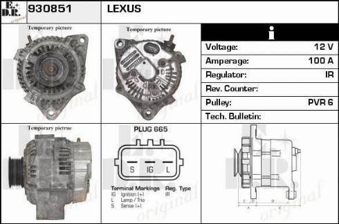 EDR 930851 - Alternatore autozon.pro