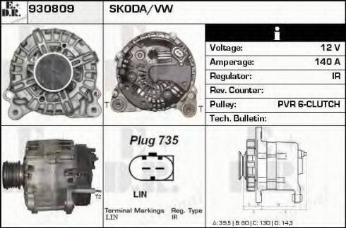 EDR 930809 - Alternatore autozon.pro