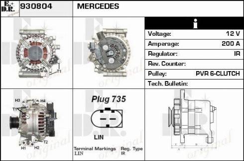 EDR 930804 - Alternatore autozon.pro