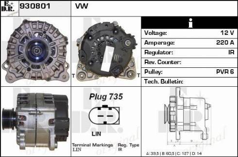 EDR 930801 - Alternatore autozon.pro