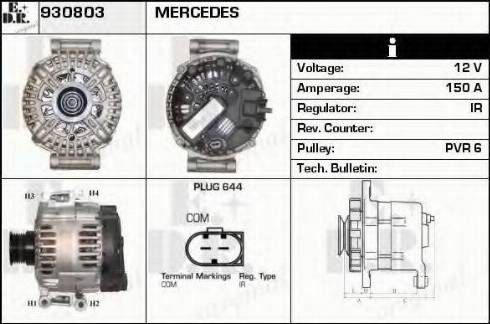 EDR 930803 - Alternatore autozon.pro