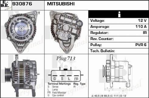 EDR 930876 - Alternatore autozon.pro