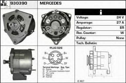 EDR 930390 - Alternatore autozon.pro