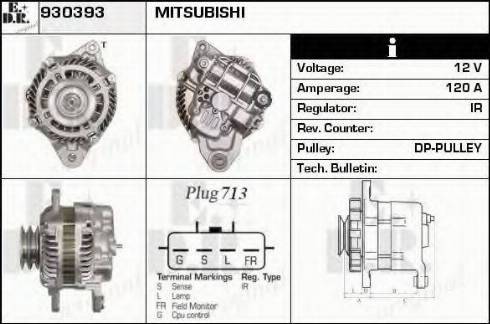 EDR 930393 - Alternatore autozon.pro