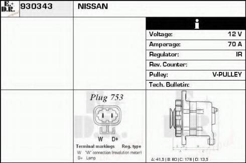 EDR 930343 - Alternatore autozon.pro