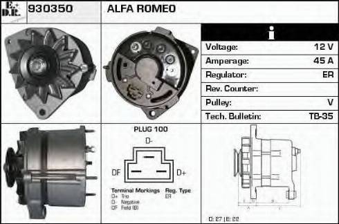 EDR 930350 - Alternatore autozon.pro