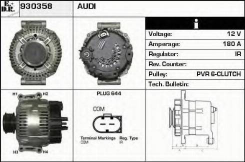 EDR 930358 - Alternatore autozon.pro