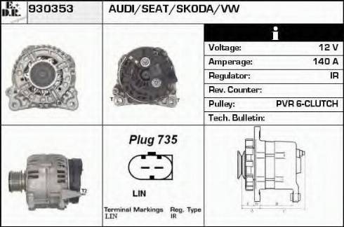 EDR 930353 - Alternatore autozon.pro