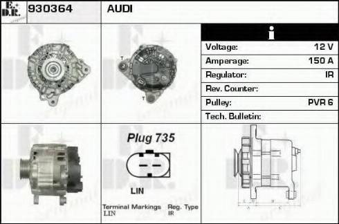 EDR 930364 - Alternatore autozon.pro