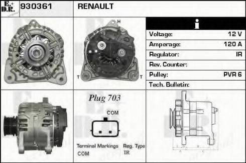 EDR 930361 - Alternatore autozon.pro