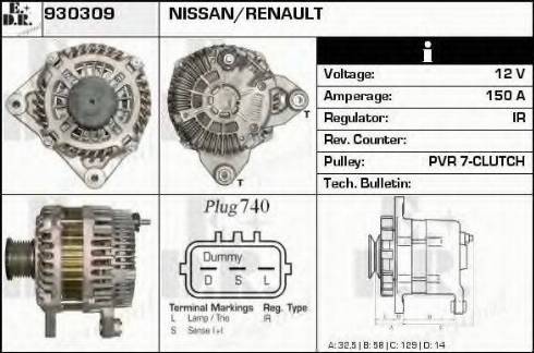 EDR 930309 - Alternatore autozon.pro