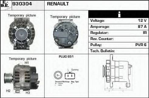 EDR 930304 - Alternatore autozon.pro