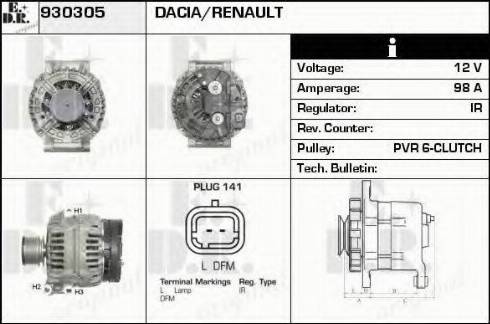 EDR 930305 - Alternatore autozon.pro