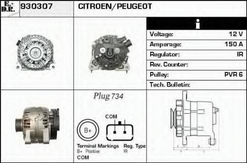 EDR 930307 - Alternatore autozon.pro