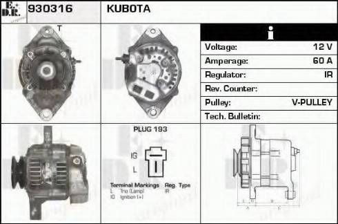 EDR 930316 - Alternatore autozon.pro