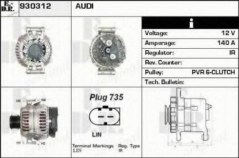 EDR 930312 - Alternatore autozon.pro