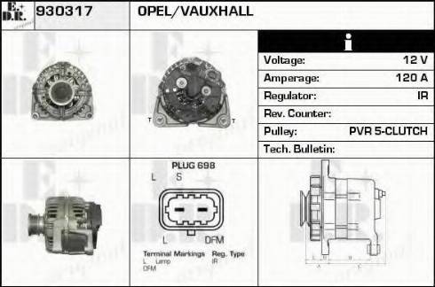 EDR 930317 - Alternatore autozon.pro