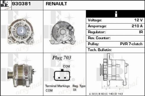 EDR 930381 - Alternatore autozon.pro